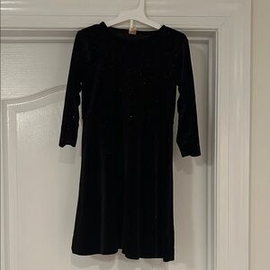 Sparkly Black Kids Dress